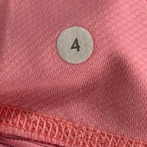 Lululemon Hustle & Bustle Tank‎ Heathered Bleached Coral / Bleached Coral Sz 4 - Picture 13 of 15